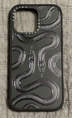 iPhone 14 Pro Max CASETiFY Black Kingsnake, MagSafe iPhone 14 Pro Max CASETiFY Black Kingsnake, MagSafe