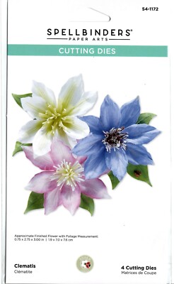 Spellbinders Clematis Dies by Susan Tierney-Cockburn