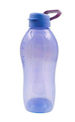 Tupperware BPA-Free Giant Eco H2O On-The-Go 2.0L Drink Flip Top Plastic Bottle