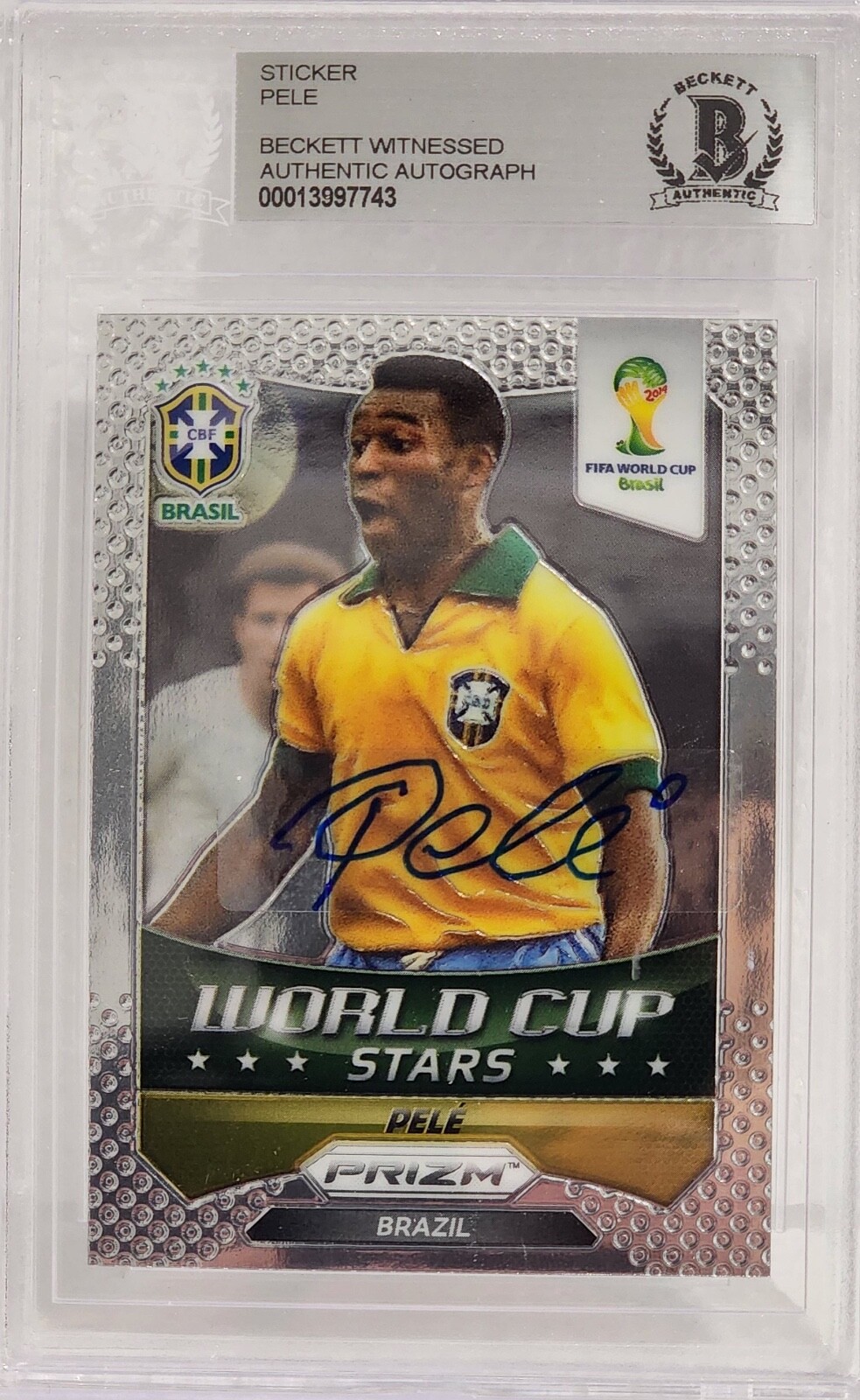 Panini Prizm W杯 ペレ Pele 直筆サインカード Auto（Pele 2022