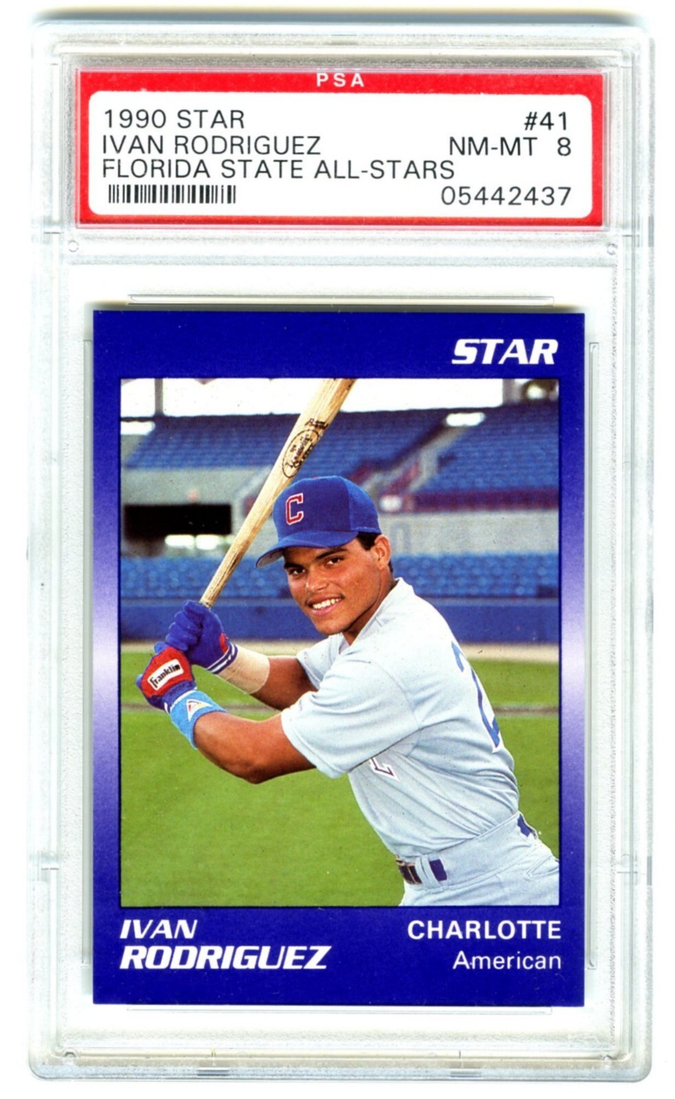 1990 STAR #20 IVAN RODRIGEZ PSA GEM 10
