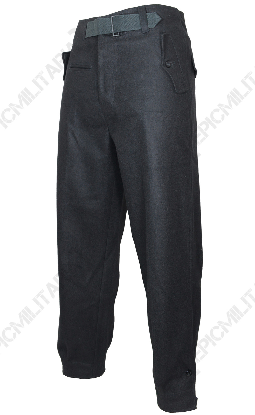 1940's germany black wool slacks