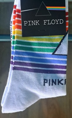 NEW PINK FLOYD Women's One Size Crew Socks Size 6-9.5 Brand New with Tags