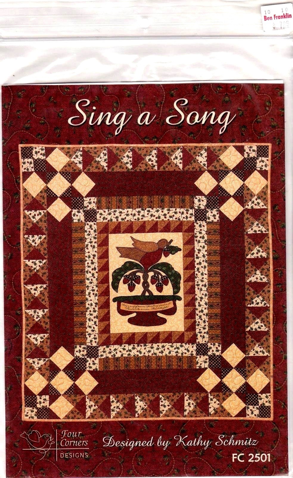 Quilt Pattern - Sing a Song - 40