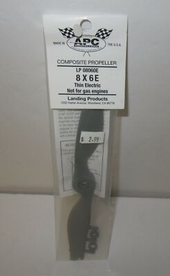 APC 8x6 E (Thin Electric Prop) (Not For Gas) #LP 08060E NIP