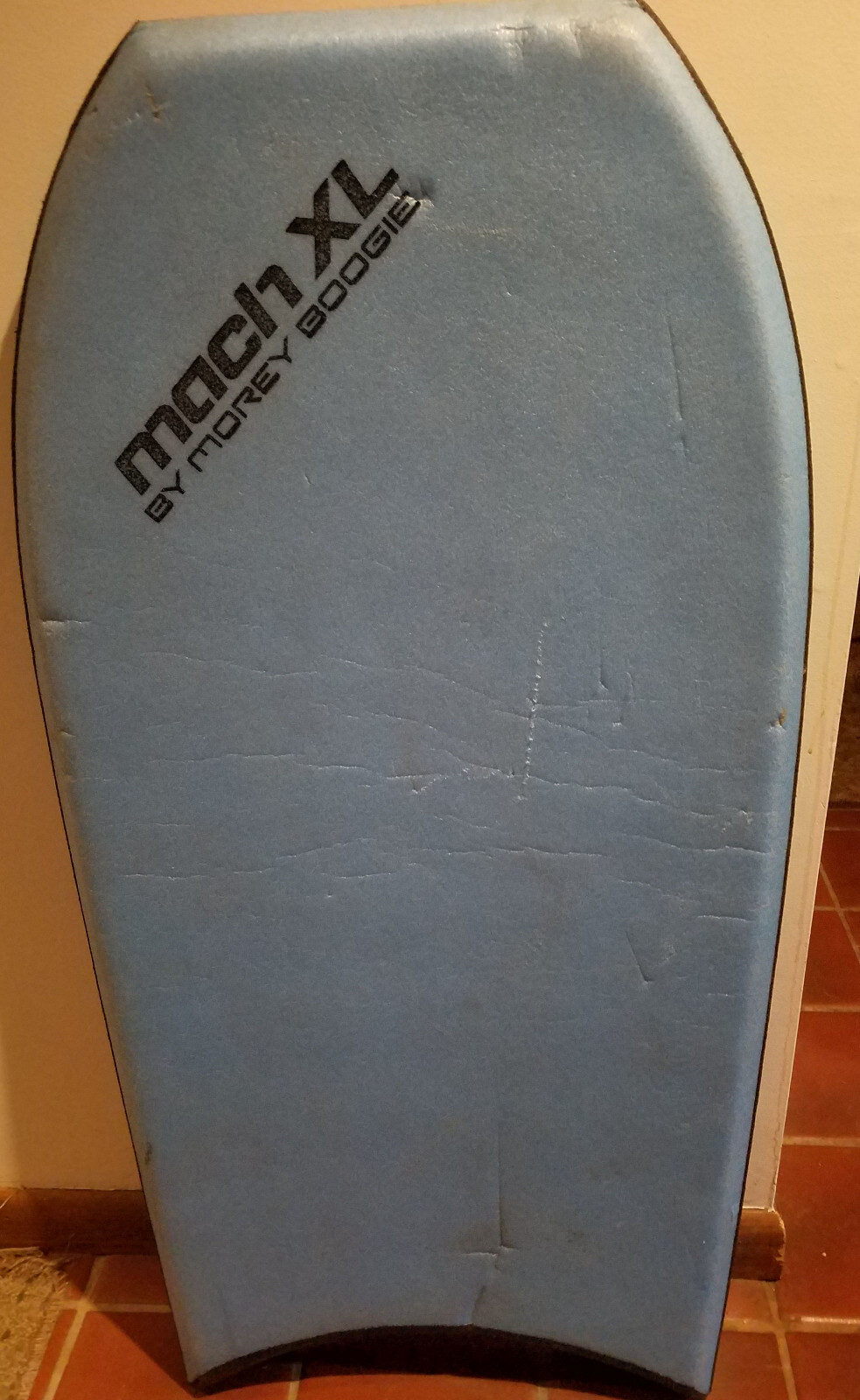Vtg Boogie Bodyboard Morey Mach XL Body Board Slick Bottom