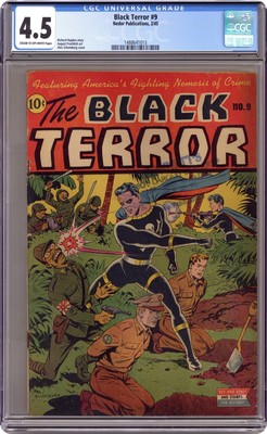 Black Terror #9 CGC 4.5 1944 1488641013