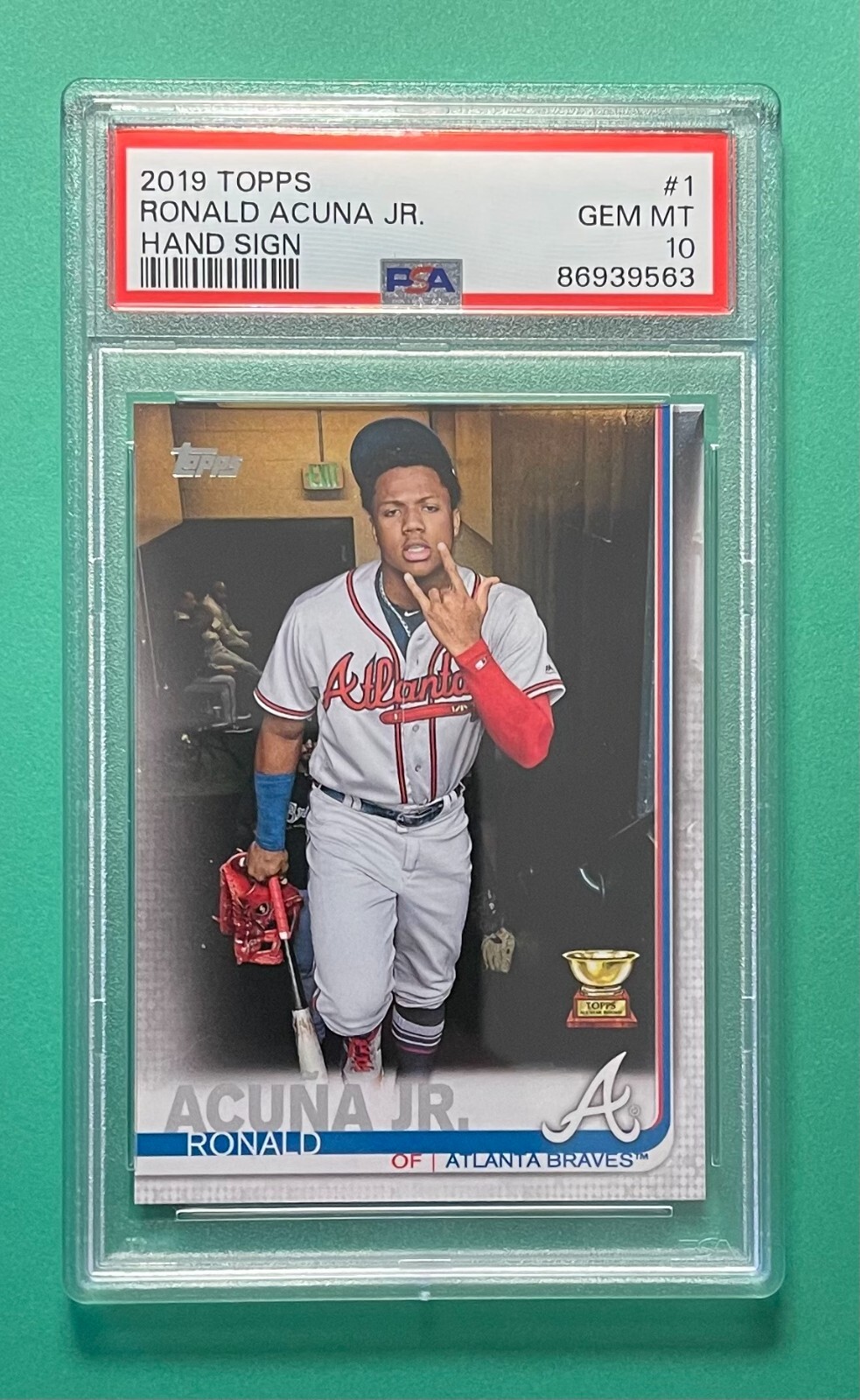 【PSA鑑定品】世界5枚_Ronald Acuna Jr. _直筆サイン DM_1_6_24_2480__17872.