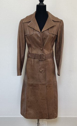 edge rupert☆山羊革☆leather“trench coat Layered Faux Leather Trench Coat by Rosetta Getty x RTR