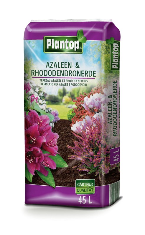 Plantop Azaleen- & Rhododendronerde 45l Pflanzenerde Gartenboden Blumenerde