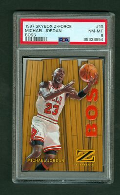 その他 jordan psa10 Michael Jordan 1997-98 SkyBox Z-Force Boss #10 PSA 8 NM-MT