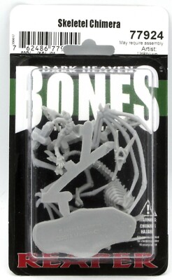 Reaper 77924 Skeletal Chimera (Bones) Fantasy Undead Skeleton Monster Miniature