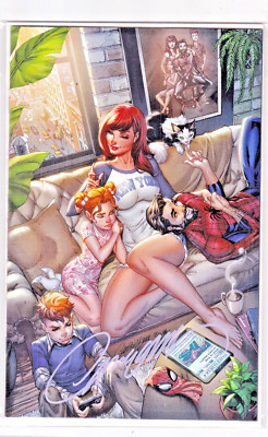 ULTIMATE SPIDER-MAN #4 VIRGIN #D NM+ SIGNED AUTO J Scott Campbell COA #640 2024