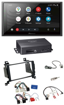 Pioneer TMC DAB Bluetooth Lenkrad USB 2DIN Navigation für Hyundai Santa Fe 2010-