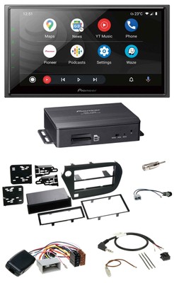 Pioneer TMC DAB Bluetooth Lenkrad USB 2DIN Navigation für Honda Insight ZE2 2009