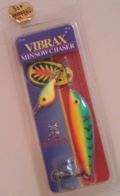 BLUE FOX VIBRAX MINNOW SPIN 5//16oz Item#VMS-7 FT NIP Rare Size /& Color NOS