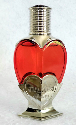 RASASI ATTAR AL MOHABBA 4.5 ML 1.5 FL OZ EAU DE PERFUM DUBAI RED HEART BOTTLE