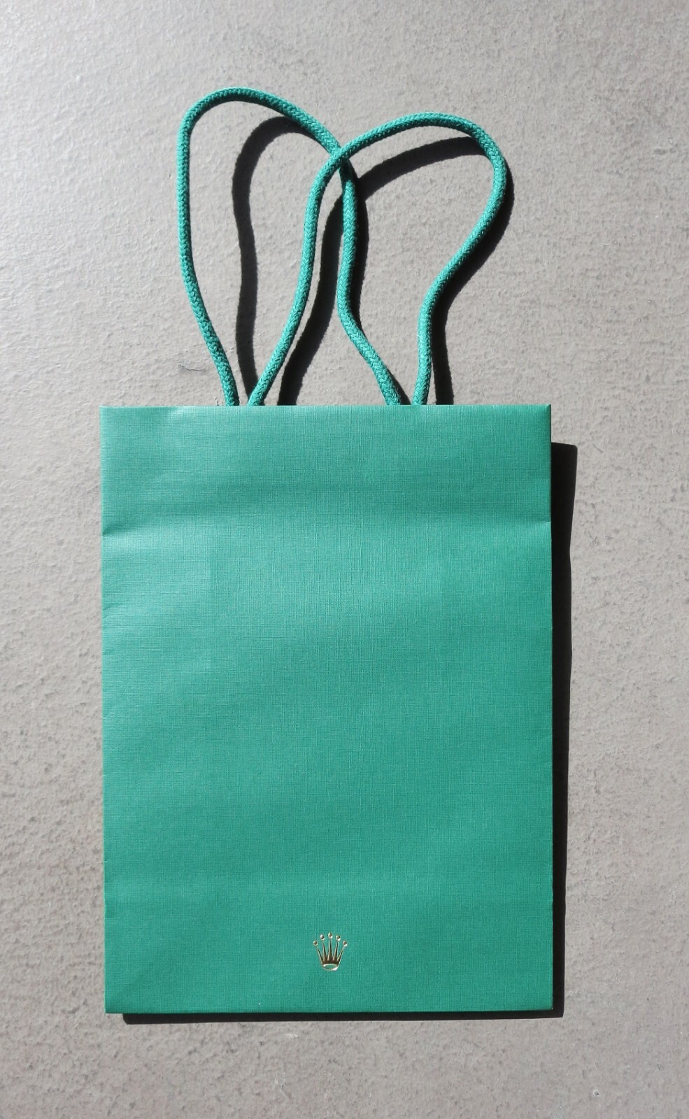 Authentic ROLEX GREEN WATCH SHOPPING GIFT BAG ✓ 7 3/4 Authentic ROLEX GREEN WATCH SHOPPING GIFT BAG ✓ 7 3/4