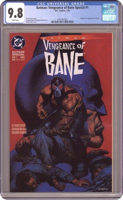 Batman Vengeance of Bane #1 1st Printing CGC 9.8 1993 4191497001