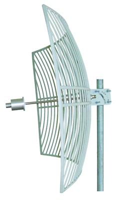 5GHz 5.8Ghz 802.11a ac 25dBi Outdoor Parabolic Grid Antenna N-F Mounting Kit