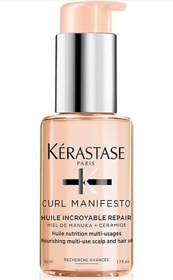 KERASTASE Curl Manifesto Sublime Repair Hair & Scalp Oil 50 ML 1.75 Fl.oz