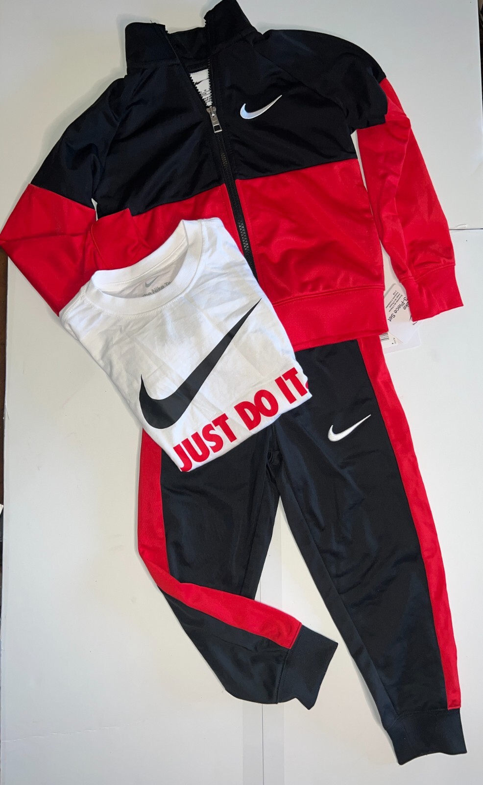 Nike Dri-FIT Sportswear Textured Club Toddler 2-Piece Tricot