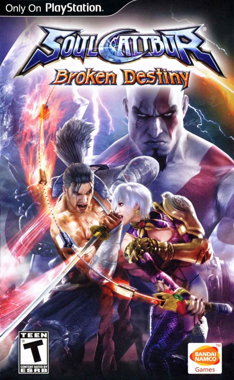 PSP SOUL CALIBUR Broken D estiny ポスター 2009 Soul Calibur: Broken Destiny PSP Print Ad/Poster Kratos