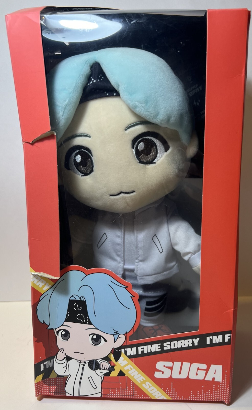 bts yoongi suga doll マスター　15cm ぬいぐるみ Bts Suga 15Cm Stuffed Mint Cat Yoongi Mascot Doll | eBay