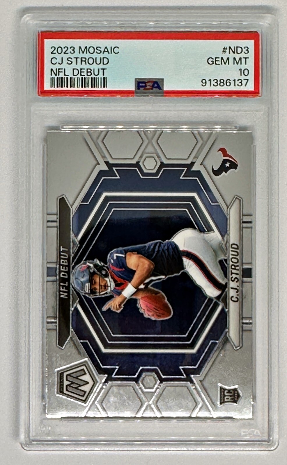 PSA 10 2023 Panini Mosaic C・J・ストラウド RC Amazon.com: PSA Gem Mint 10 2023 Panini Mosaic C.J. Stroud