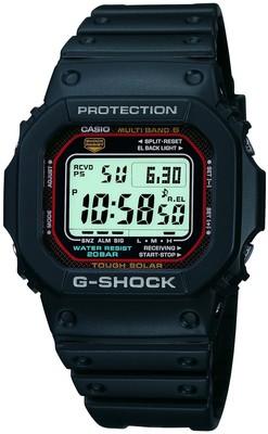 Casio G-Shock Radio Solar EL Backlight Type GW-M5610-1JF Black