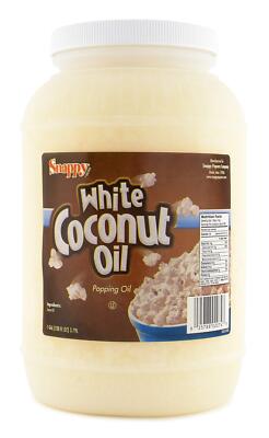 Snappy White Coconut Oil, 1 gallon FREE SHIP