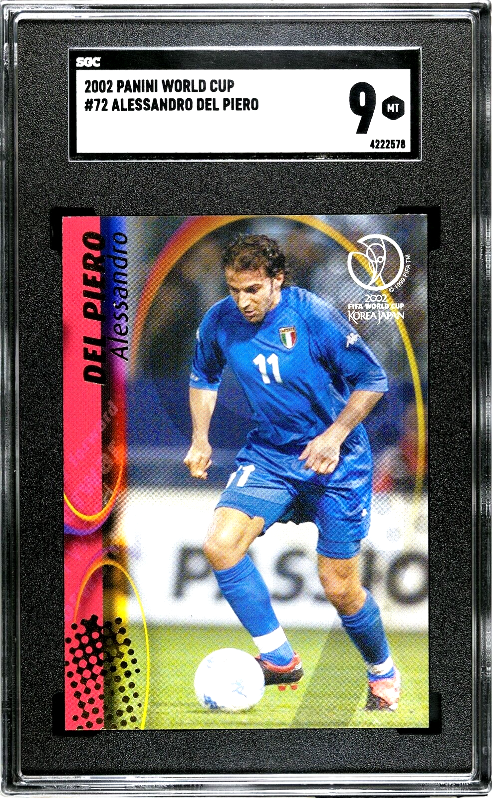 限定値下 2002 ワールドカップ イタリア 代表DELPIERO 日韓 W杯 2002 Panini FIFA World Cup Korea & Japan ⚽️ Alessandro Del