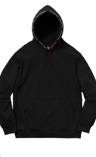 Supreme Shirts Hoodie Black Check XLサイズ Supreme Big Logo Jacquard Hooded Sweatshirt Black (Size