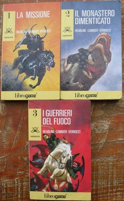 Librogame lotto Samurai La missione Il monastero dimenticato libri game fantasy