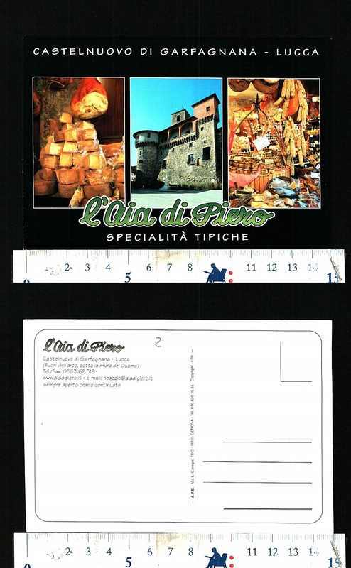 Castelnuovo De Carfagnana - Lucca - L'Aia Piero - Rinderschinken' Lisse - Haferl