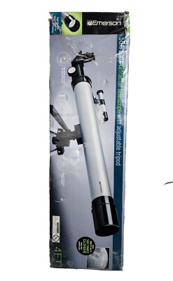 Emerson 50x/100x Refractor Telescope with 4' Adjustable Tripod