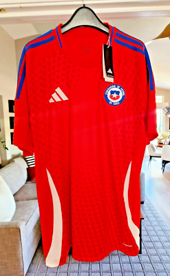 NEW Adidas 2024-25 Chile Men's XL Stadium Red Home Jersey | NWT