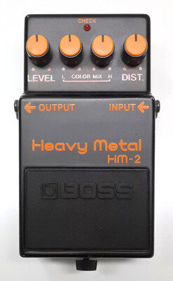 BOSS HM-2 Heavy Metal Guitar Effects Pedal MIJ 1985 #688 DHL Express or EMS