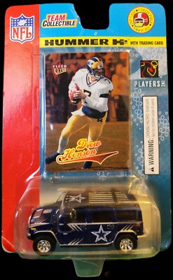 2004 Fleer NFL Dallas Cowboys H2 Hummer Die Cast  Drew Henson Card*Damaged Card*