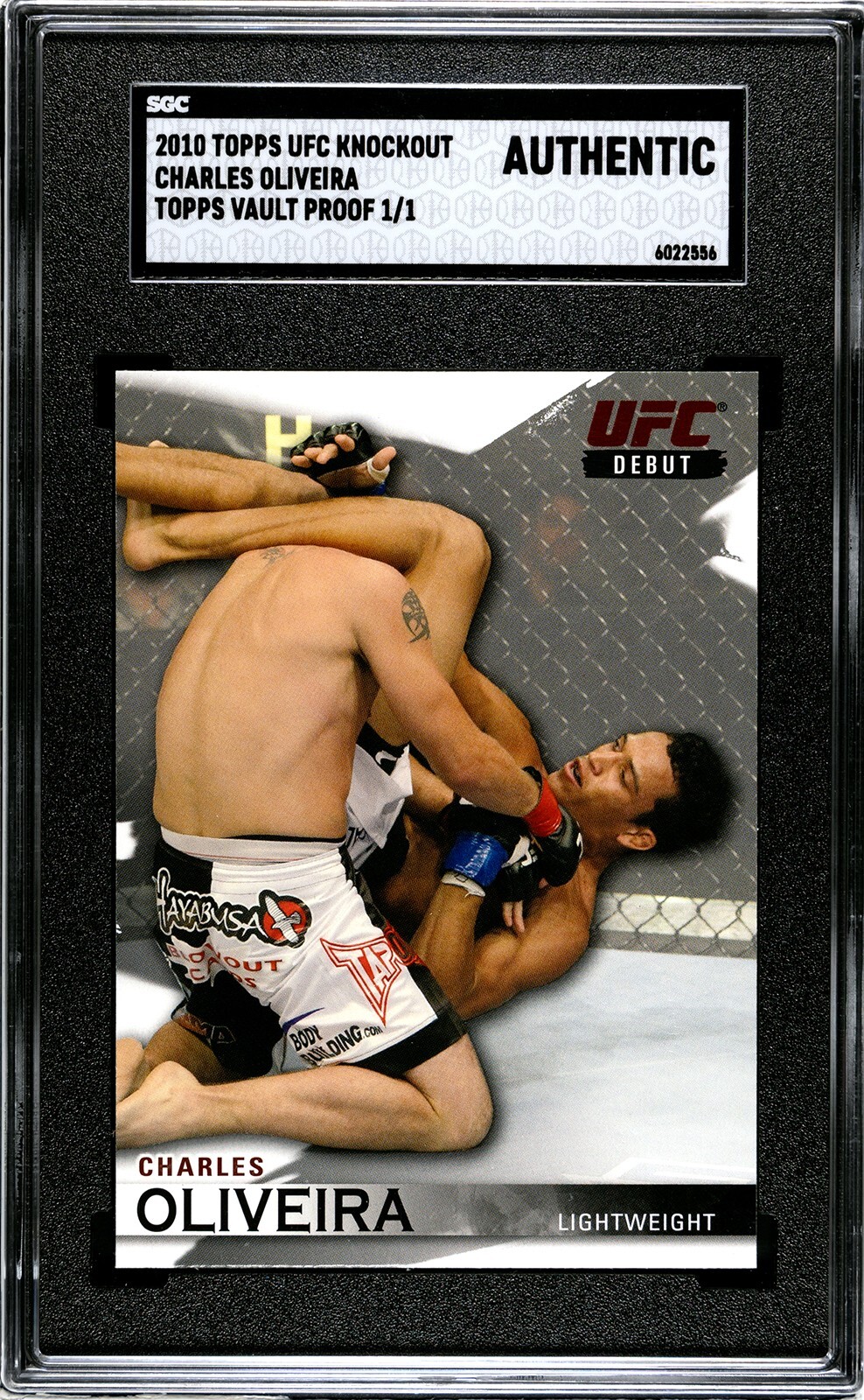 UFC　元王者　ハファエル・ドス・アンジョス　1/1　カード　psa8 UFC 5.19 ニューヨーク：ハファエル・ドス・アンジョス、ケビン