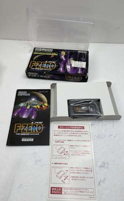  Gameboy Advance F-Zero Box + Manual Nintendo GBA Japanese Version Preowned 