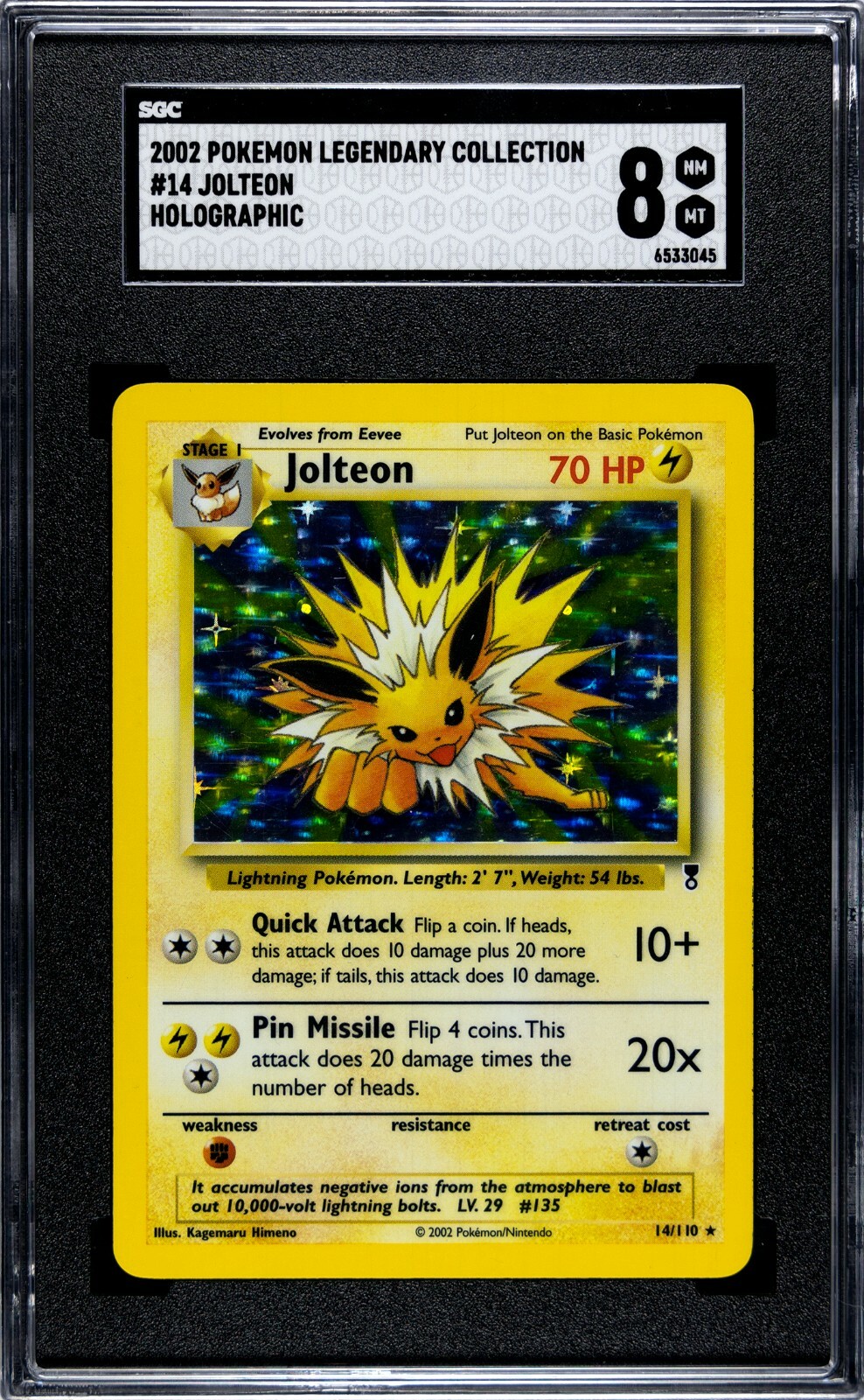 英語版初期　ポケモンカード　Jolteon holo 4/64 英語版初期 ポケモンカード Jolteon holo 4/64 - メルカリ