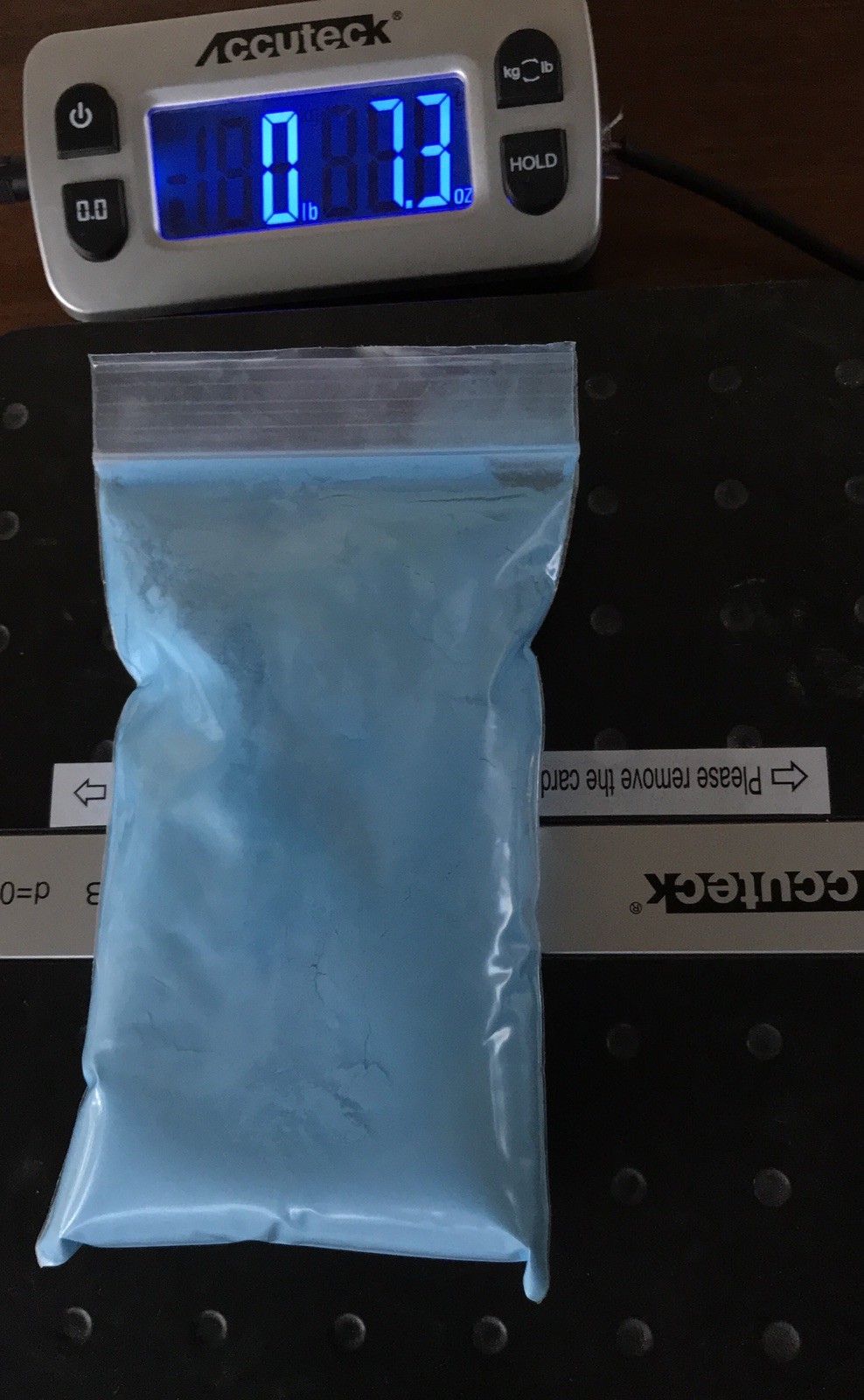 Very Fine 20um Glow Pigment Powder Blue Glows Blue 200g/7.3 Oz