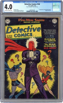 Detective Comics #168 CGC 4.0 1951 2067001007 Origin of the Joker