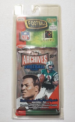 2001 Topps Archives Sealed 8cd Hobby Pack Look4 Montana Unitas Marino ,2 Pack