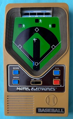 Vintage WORKING 1978 Mattel Electronics Baseball handheld electronic game