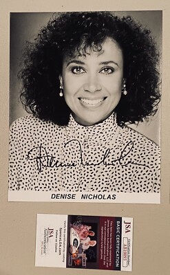 Denise Nicholas Signed Autographed 8x10 Photo JSA Certified Room 222