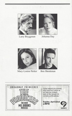 Mary Louise Parker (Signed) 