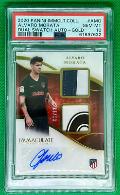 その他 Panini Immaculate Alvaro Morata auto /10 Panini Immaculate Alvaro Morata auto /10