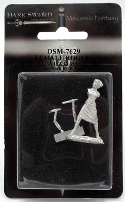 Dark Sword DSM-7629 Female Rogue Dual Wield Daggers (Stephanie Law Masterworks)